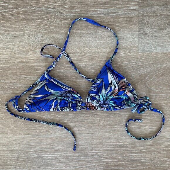 Xhilaration Women's Cross Back Triangle Bikini Top - Picture 1 of 4